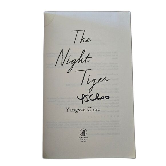 SIGNED ARC - The Night Tiger By Yangsze Choo; 2019 - Picture 3 of 4